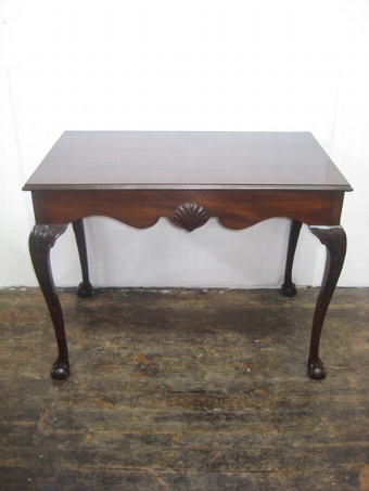 Antique George III Style Mahogany Side Table