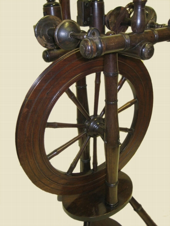 Antique Laburnum Spinning Wheel