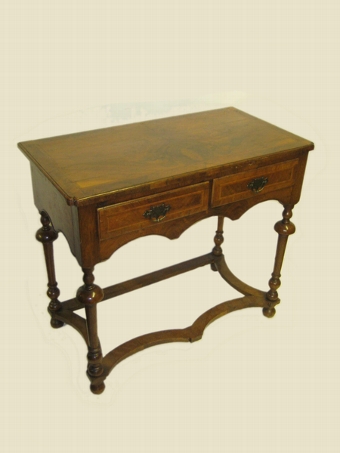 George II Style Walnut Lowboy