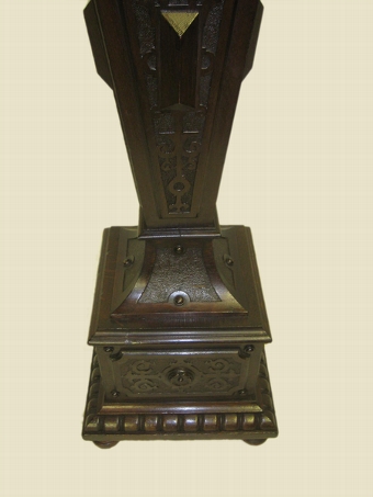 Antique Pair of Carved Mahogany Pedestals
