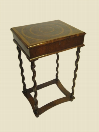 Walnut Oyster Veneer Bible Box