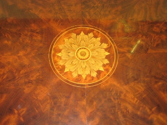 Antique Sheraton Revival Shaped Occasional Table