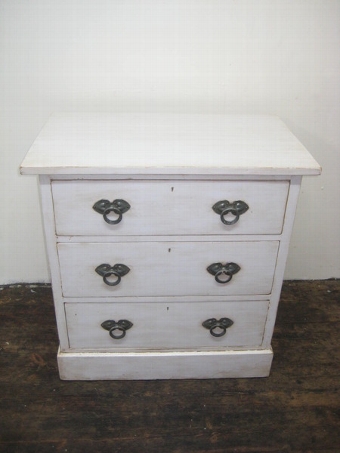 Antique Shabby Chic Solid Pine Chest of Drawers
