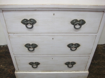 Antique Shabby Chic Solid Pine Chest of Drawers