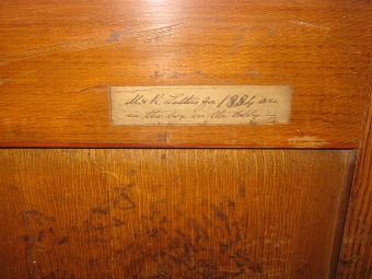 Antique Shabby Chic Victorian Pine Kitchen Cupboard