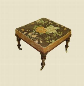 Victorian Walnut Stool