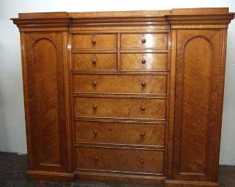 Four Piece Birds Eye Maple Bedroom Suite