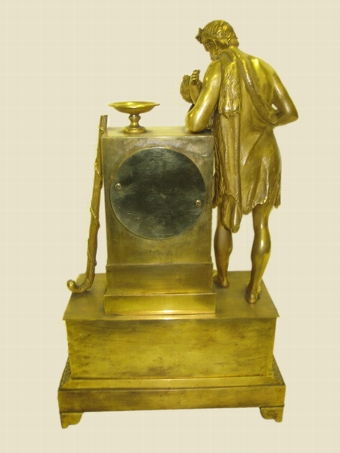 Antique Gilt Bronze Mantel Clock