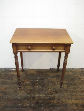 Antique Neat Sized Scottish Mahogany Side Table