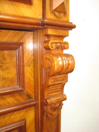 Antique Northern European Walnut Wellington Type Chest