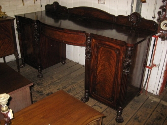 George IV Mahogany Pedestal Sideboard