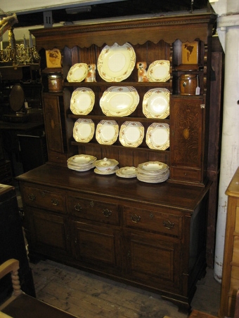 :SALE: Late Victorian Oak and Crossbanded Dresser