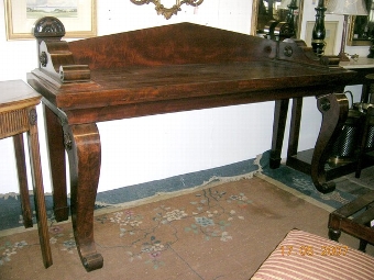 William IV Flamed Mahogany Hall Table