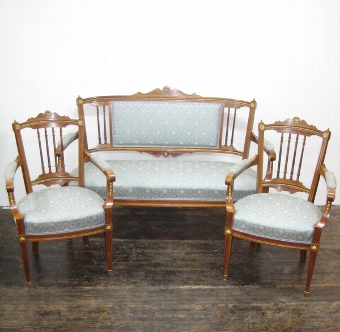 French Neo Classical Style 3 Piece Suite