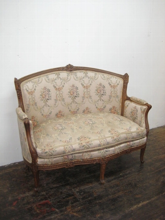 French Victorian Neo Classical Style Settee
