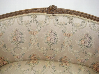 Antique French Victorian Neo Classical Style Settee