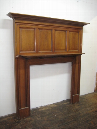 Edwardian Mahogany Fireplace
