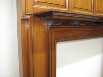 Antique Edwardian Mahogany Fireplace