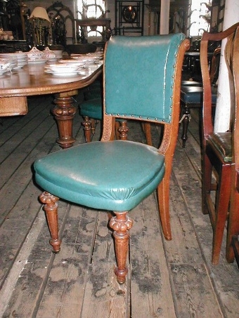 :SALE: Set of 12 Oak Dining Chairs