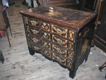 :SALE: Marquetry Chest of Drawers