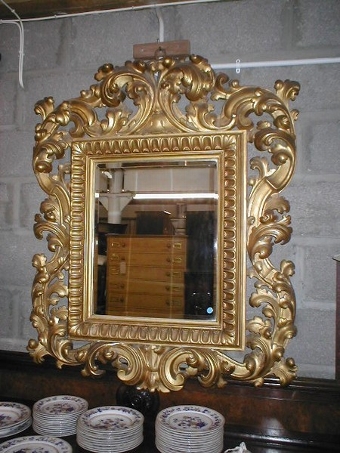 Italian Rococo Style Wall Mirror