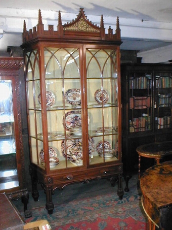 Mahogany Display Cabinet