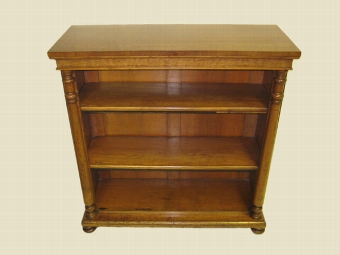 Antique Neat Sized Open Bookcase