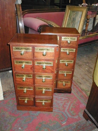 Pair of Apothecary Cabinets 