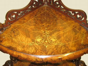 Antique Victorian Exhibition Quality Whatnot
