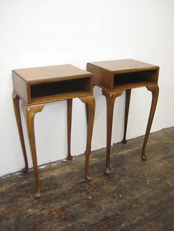 Pair of Walnut Bedsides/Side Tables