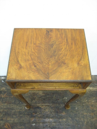 Antique Pair of Walnut Bedsides/Side Tables