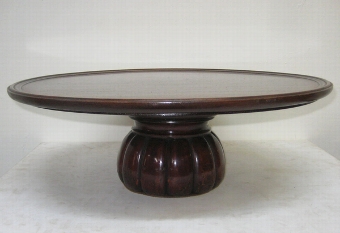 Antique Victorian Mahogany Lazy Susan