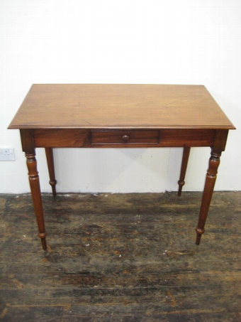 Antique Scottish Victorian Mahogany Side Table