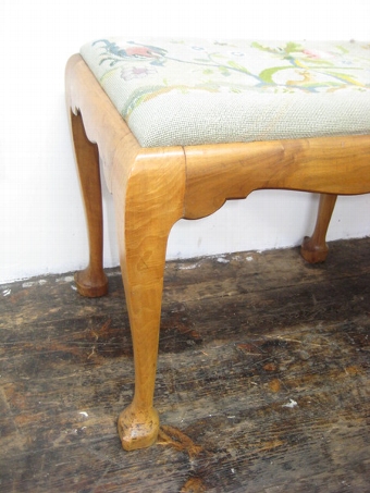 Antique Whytock & Reid Duet Stool/Window Seat