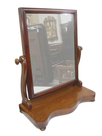 Victorian Mahogany Toilet Mirror