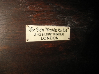 Antique Globe Wernicke Sectional Bookcase