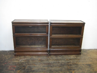 Antique Globe Wernicke Sectional Bookcase