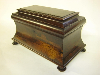Stylish Rosewood Tea Caddy