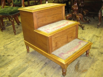 Mahogany Library Steps