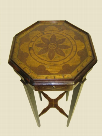 Antique George III Style Inlaid Side Table