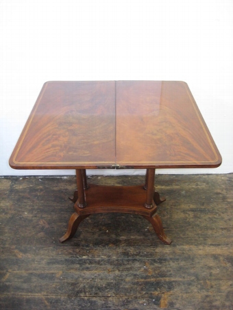 Antique Regency Mahogany Card Table