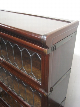 Antique Globe Wernicke 3 Tier Sectional Bookcase