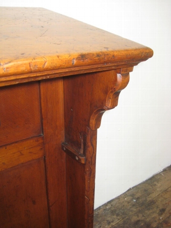 Antique Freestanding Pine Lectern
