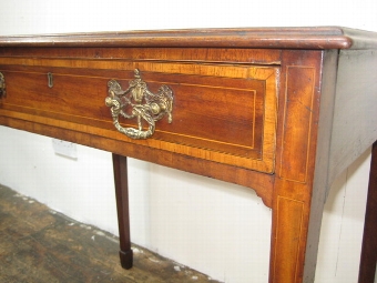 Antique George III Mahogany and Inlaid Side Table