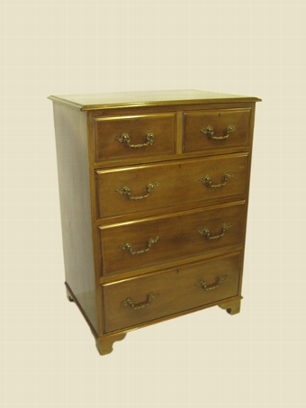 George III Style Solid Mahogany Chest of Drawers