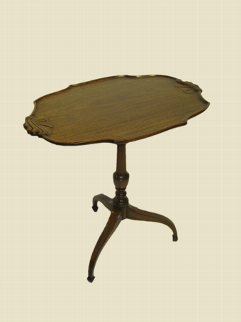 Antique Mahogany Tray Top Occasional Table