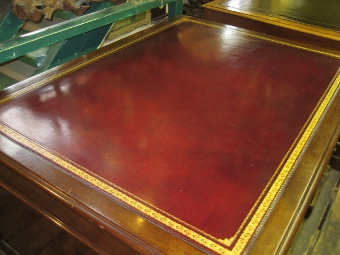 Antique Victorian Mahogany Partners Desk