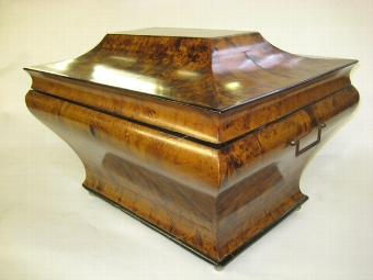 Unusual and Stylish Mulberry Sarcophagus Casket