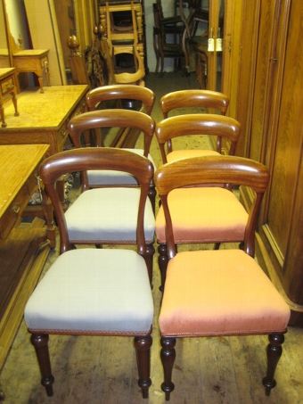 Set of 6 Scottish Mid Victorian Dining Chairs