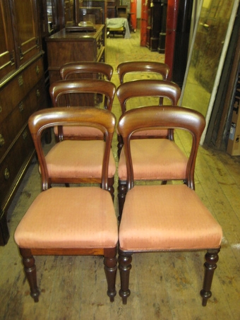 Set of 6 Scottish Mid Victorian Dining Chairs